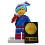 LEGO 71023 coltlm2-9 Flashback Lucy, The LEGO Movie 2 (Complete Set with Stand and Accessories)